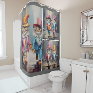 Cat - Autumn Shower Curtain
