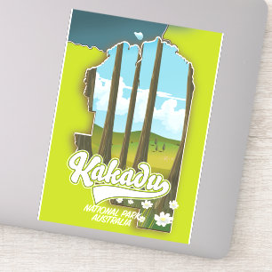 cat ba national park vietnam travel map  sticker