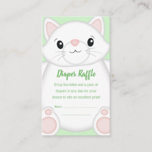 Cat Baby Shower Kitty Enclosure Card