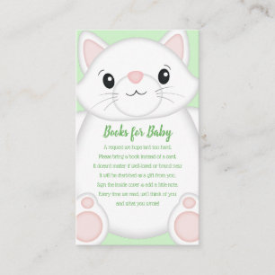 Cat Baby Shower Kitty Enclosure Card