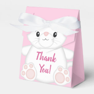 Cat Baby Shower Kitty Pink Favour Box