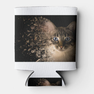 Cat Background Handling Retouch Dispersion Effect. Can Cooler