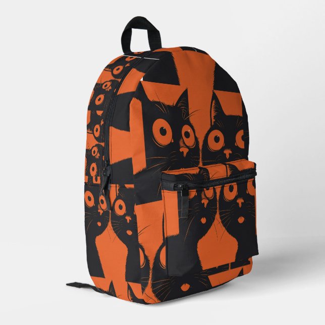 Cat Backpack | Cute Back to School Bag for Kids (Back Corner Left)