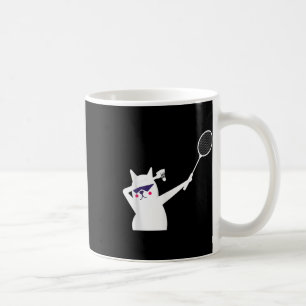 Cat Badminton Shuttle For Men Women Kids  Coffee Mug