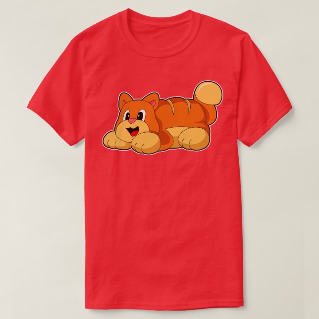 Cat Baker Bread T-Shirt (Design Front)