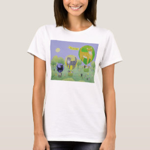 Cat Balloon Race T-Shirt