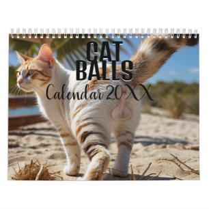 Cat Balls 2026 Funny Calendar