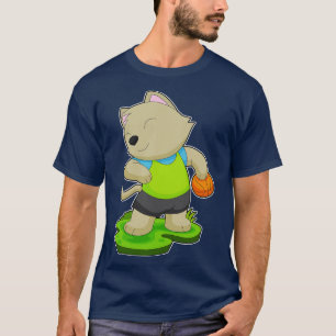 Cat Basketball player Basketball T-Shirt