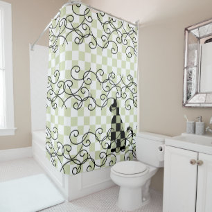 Cat Bathroom Decor Shower Curtains CricketDiane