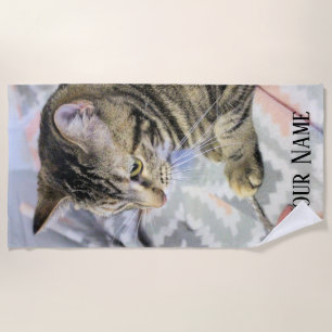 Cat Beach Towel