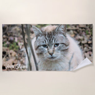 Cat Beach Towel