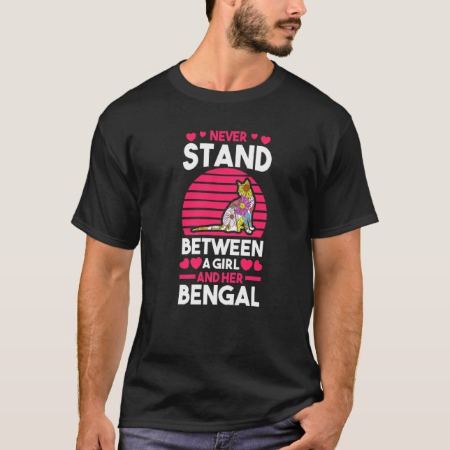 Cat Bengal  4 T-Shirt (Front)