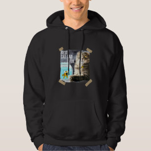 Cat Best Cat Dad Ever Cat Eating Doodle Fish Hoodie