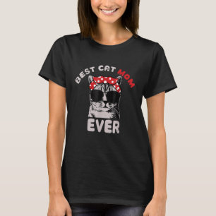 Cat Best Cat Mom Ever Meow with my Cat for Women 7 T-Shirt