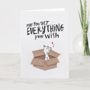 Cat Birthday Card