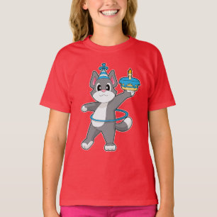 Cat Birthday Fitness T-Shirt