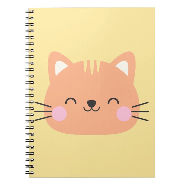 Cat Birthday Kids Art Notebook (Front)
