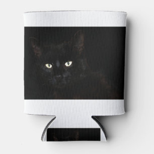 Cat Black Cat Domestic Animal Can Cooler