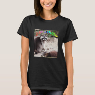 Cat  Black Designer Style Love T-Shirt
