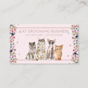 Cat Boarding Cosy Home Stay Business Card