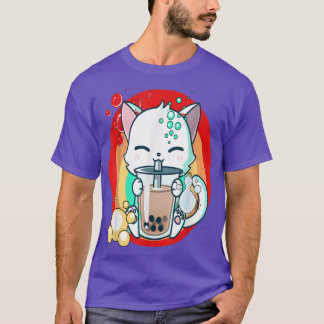 Cat Boba Bubble Tea 544 T-Shirt