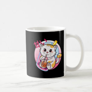 Cat Boba Tea Bubble Tea Cat Lover Anime Kawaii Nek Coffee Mug