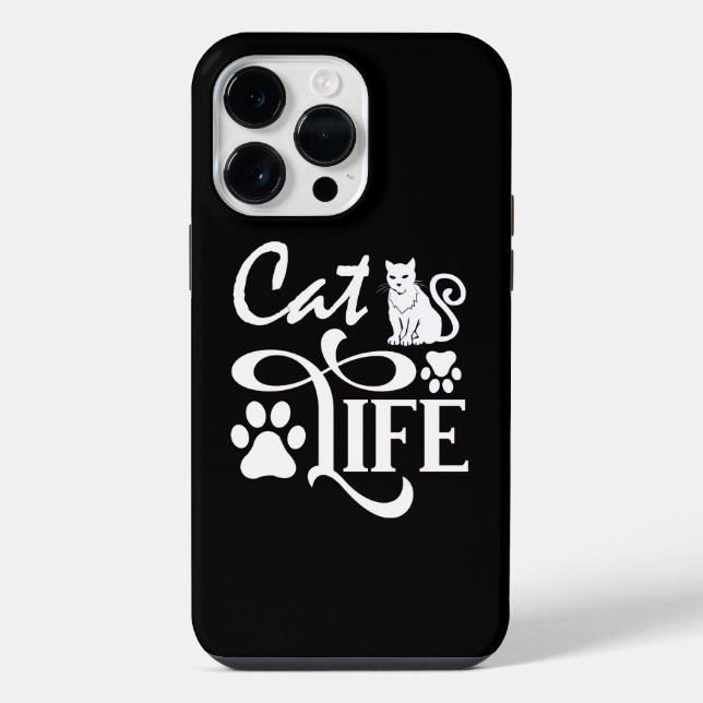 Cat Body Language iPhone Case (Back)