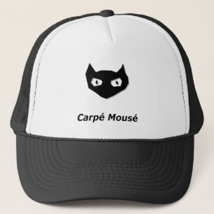 Cat Boo Carpe Mouse Trucker Hat