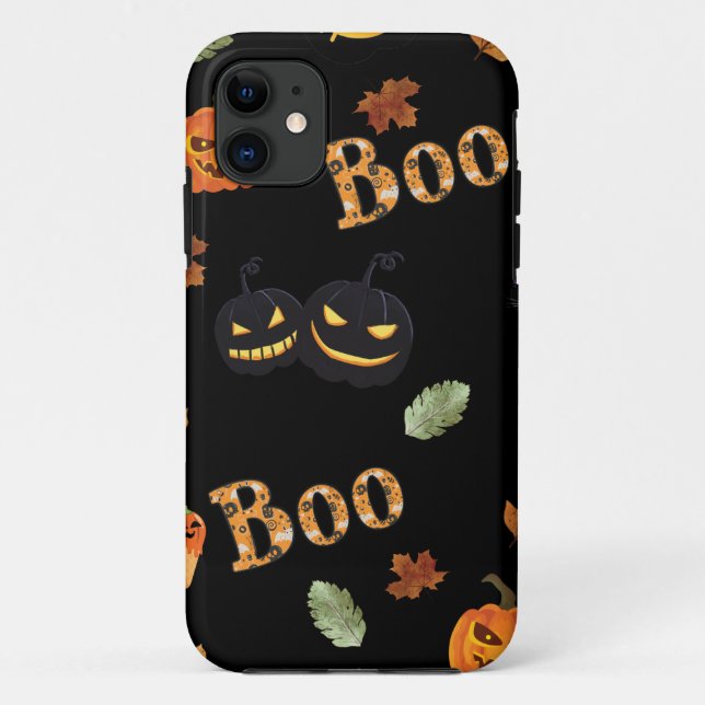Cat Boo Halloween Case-Mate iPhone Case (Back)