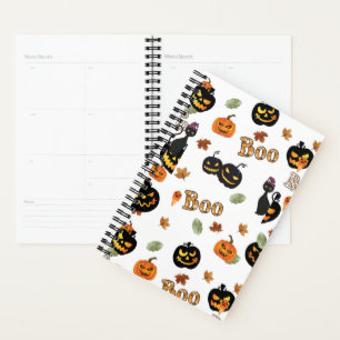 Cat Boo Halloween Planner