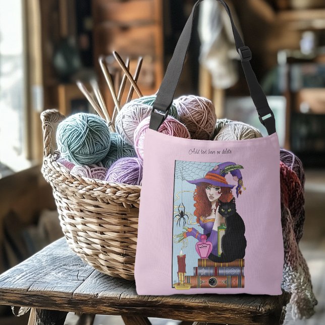 Cat Books Witch Potions Crossbody Bag (Creator Uploaded)
