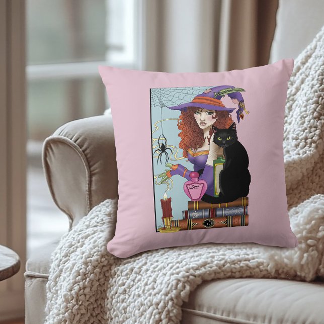 Cat Boots Witch Potions Cushion (Creator Uploaded)