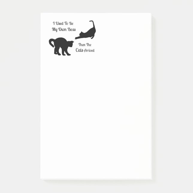 Cat Boss Post-It-Notes Post-it Notes (Front)