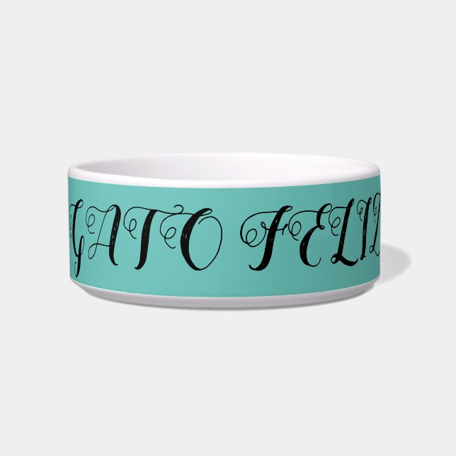 CAT BOWL GATO FELIZ DESIGN STYLE   (Front)
