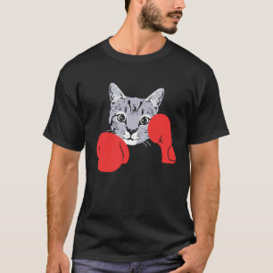 Cat Boxer Animal Cat Kitten Boxing T-Shirt