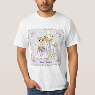 Cat Bride and Groom  T-Shirt
