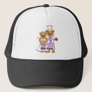 Cat Bride and Groom wedding Hat