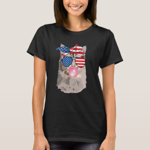 Cat Bubblegum 4th Of July 4th Of July American T-Shirt