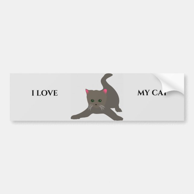 CAT bumper sticker. Sticker (Front)
