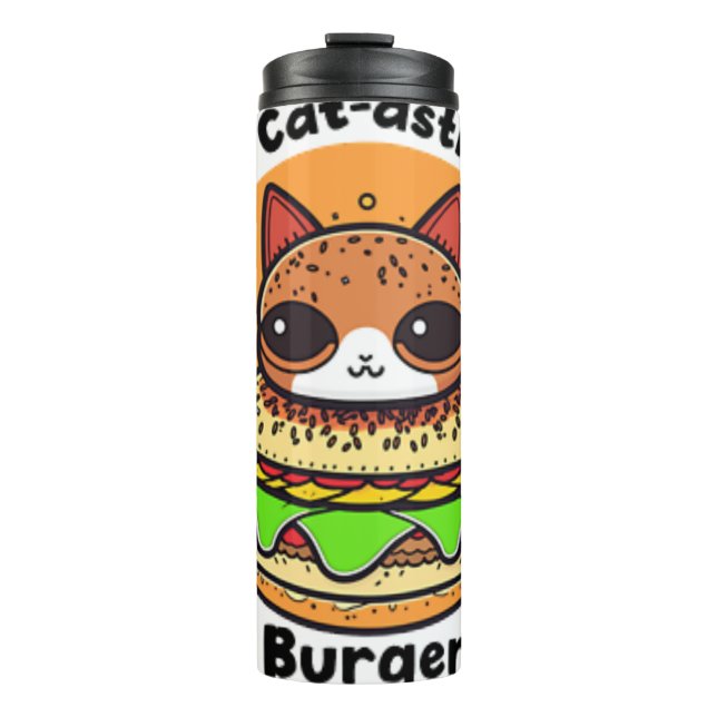 Cat Burger 1 Thermal Tumbler (Front)