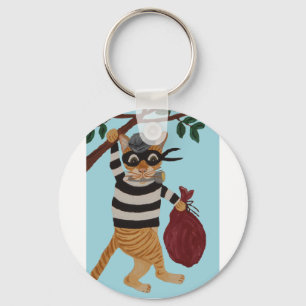 Cat Burglar Key Ring