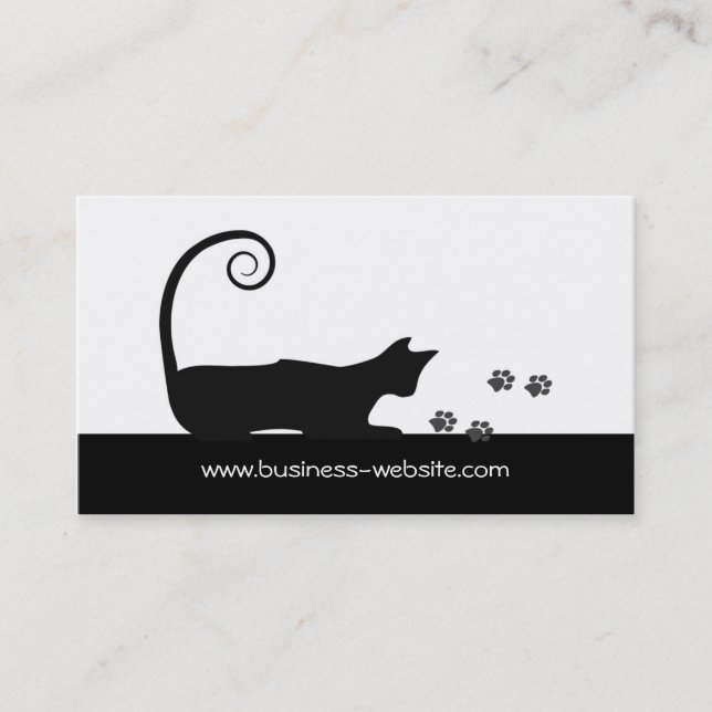 Cat Business Card (Front)