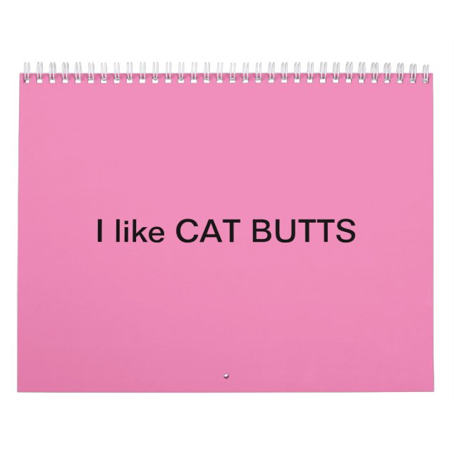 Cat Butt 2022 Calendar (Cover)