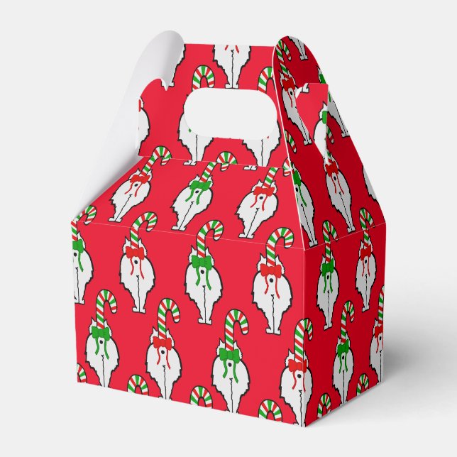 Cat Butt Christmas Favour Box (Front Side)