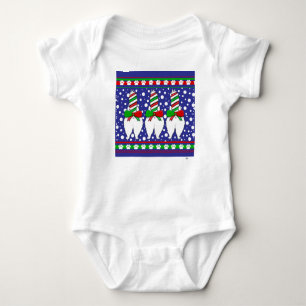 Cat Butt Christmas Green Baby Bodysuit