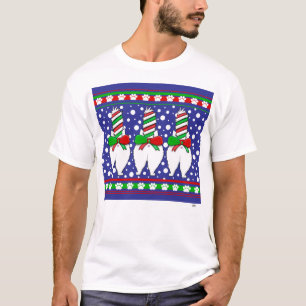 Cat Butt Christmas Green T-Shirt