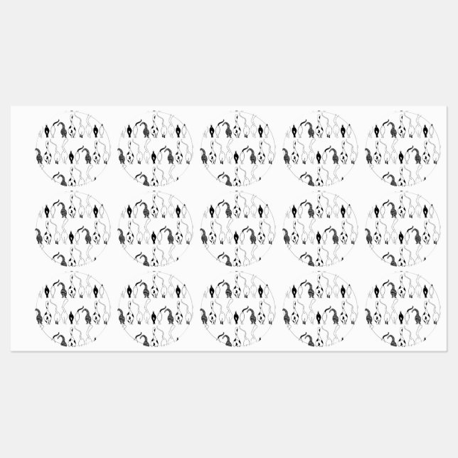 Cat Butts Pattern (Sheet)
