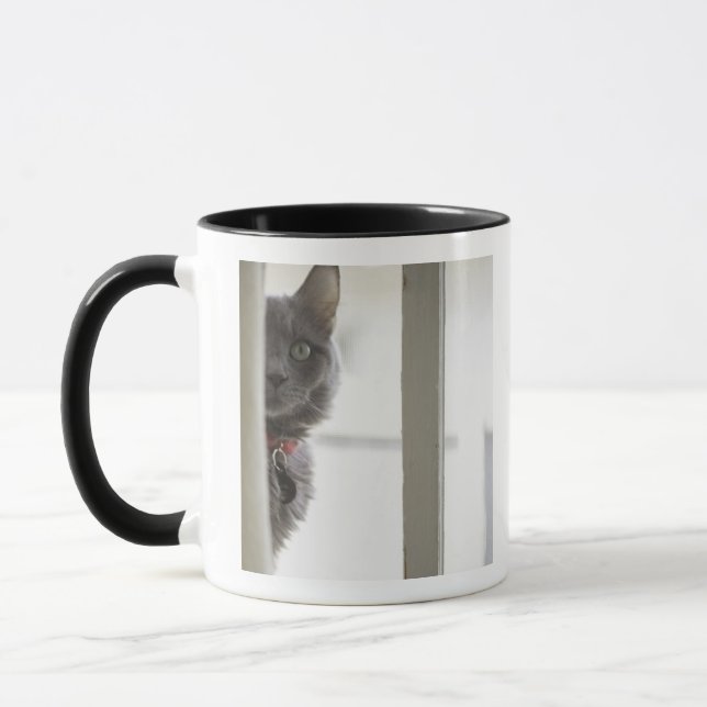 Cat by window mug (Left)
