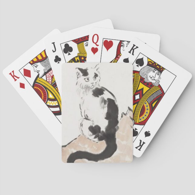 Cat (by Xu Beihong) Playing Cards (Back)