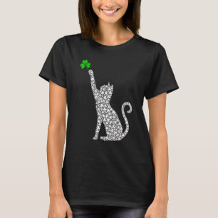 Cat C Shamrock St Patrick's Day Irish Catrick's Ca T-Shirt